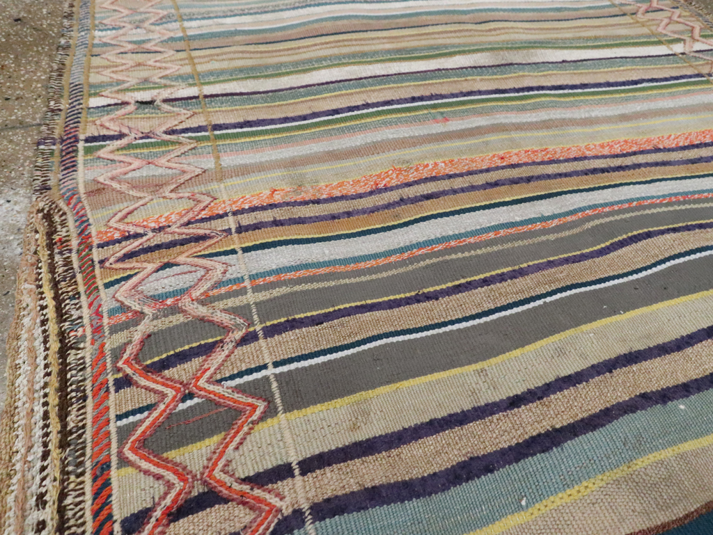 Vintage Persian Flatweave, No.25620 - Staging