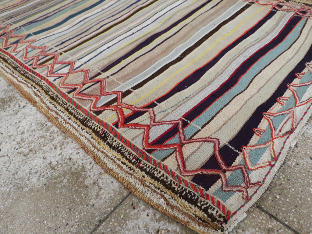 Vintage Persian Flatweave, No.25620 - Staging