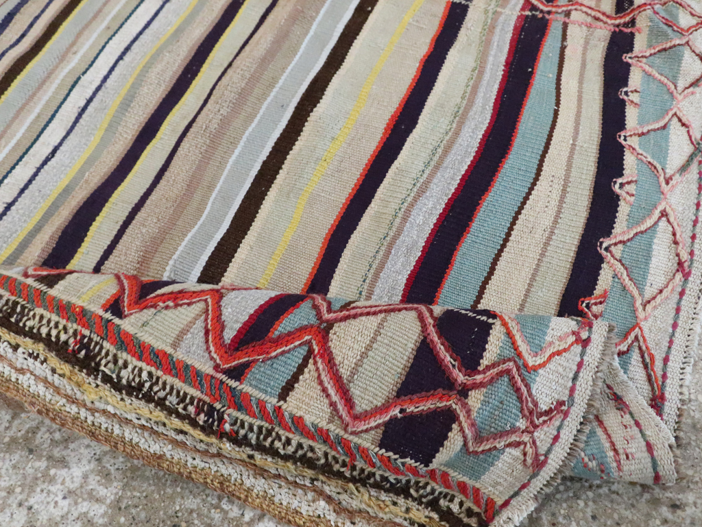 Vintage Persian Flatweave, No.25620 - Staging