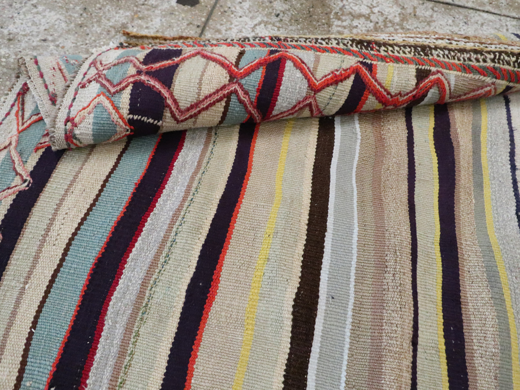 Vintage Persian Flatweave, No.25620 - Staging