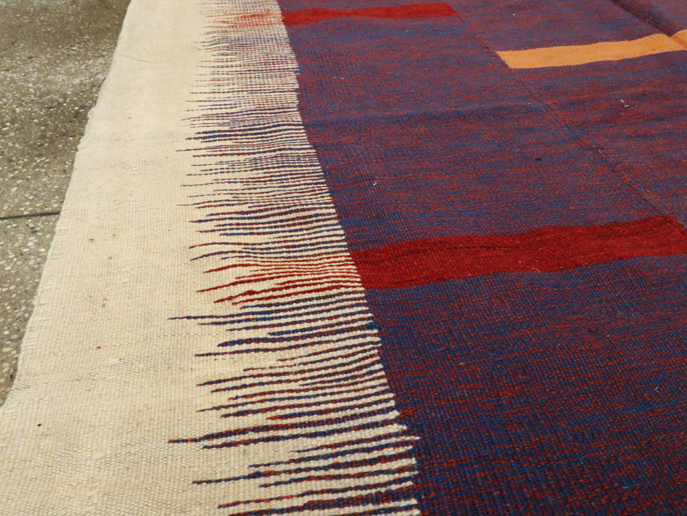 Modern Persian Flatweave, No.25623 - Staging