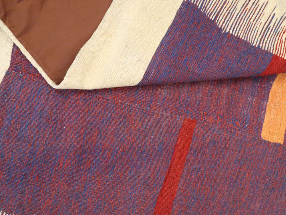 Modern Persian Flatweave, No.25623 - Staging