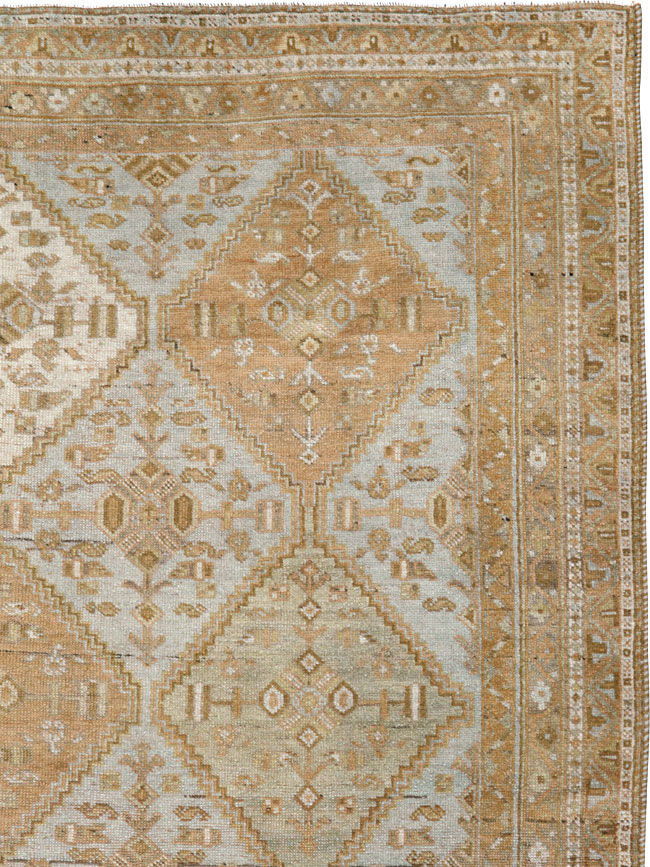 Vintage Persian Afshar Rug, No.25627 - Staging