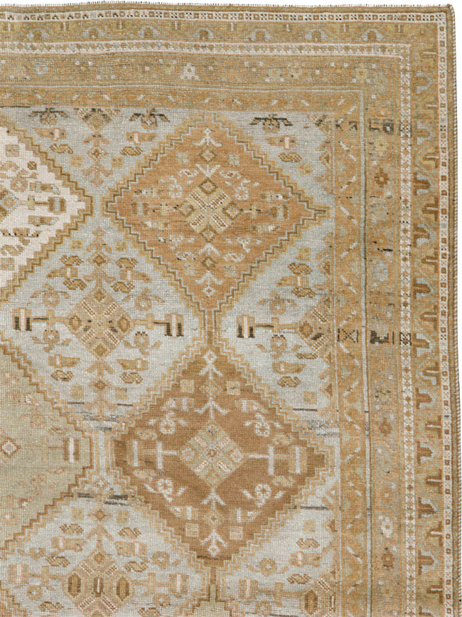 Vintage Persian Afshar Rug, No.25627 - Staging