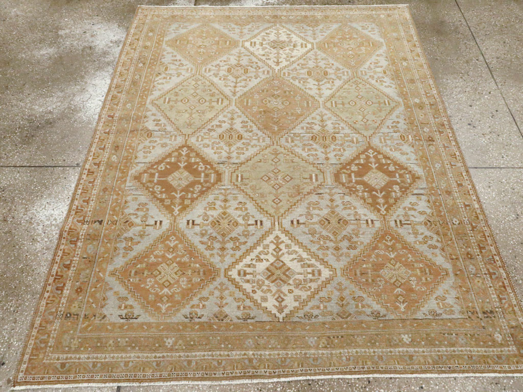 Vintage Persian Afshar Rug, No.25627 - Staging