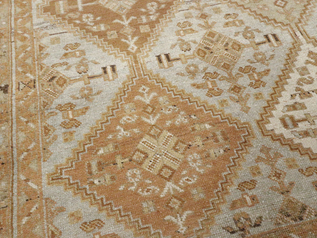 Vintage Persian Afshar Rug, No.25627 - Staging