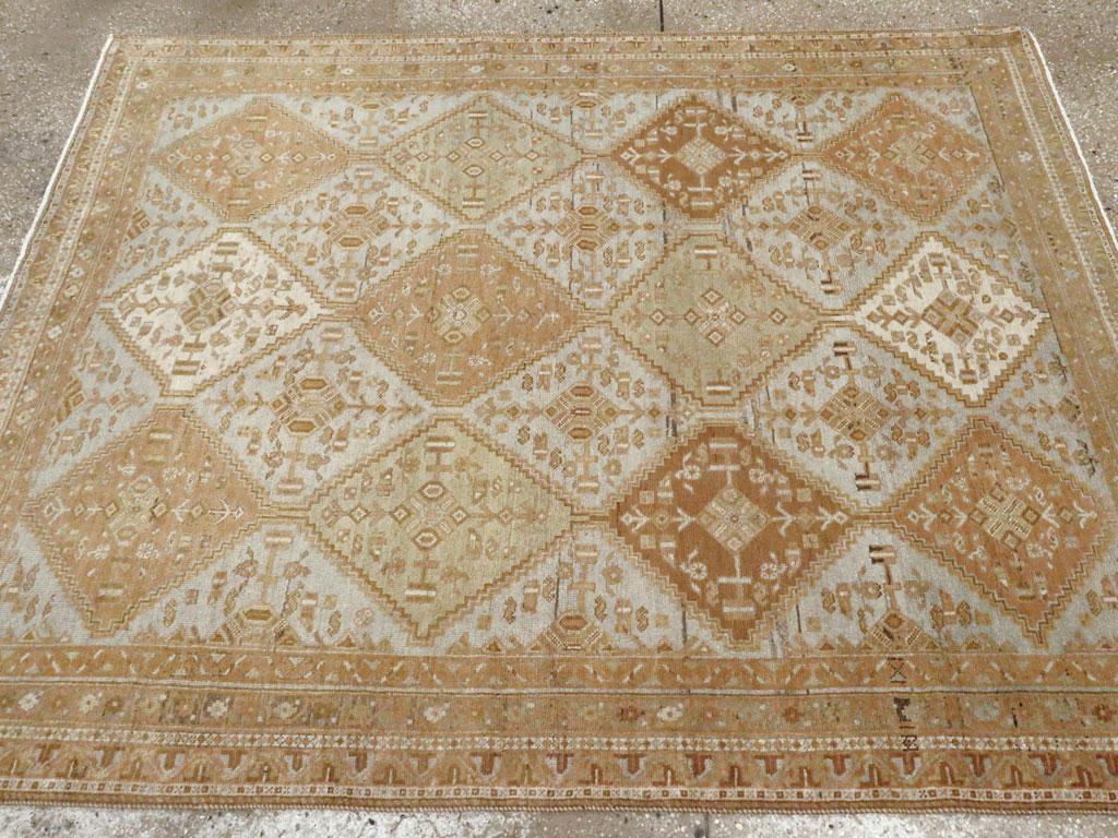 Vintage Persian Afshar Rug, No.25627 - Staging