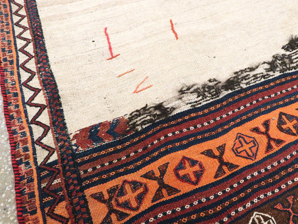 Vintage Persian Flatweave, No.25628 - Staging