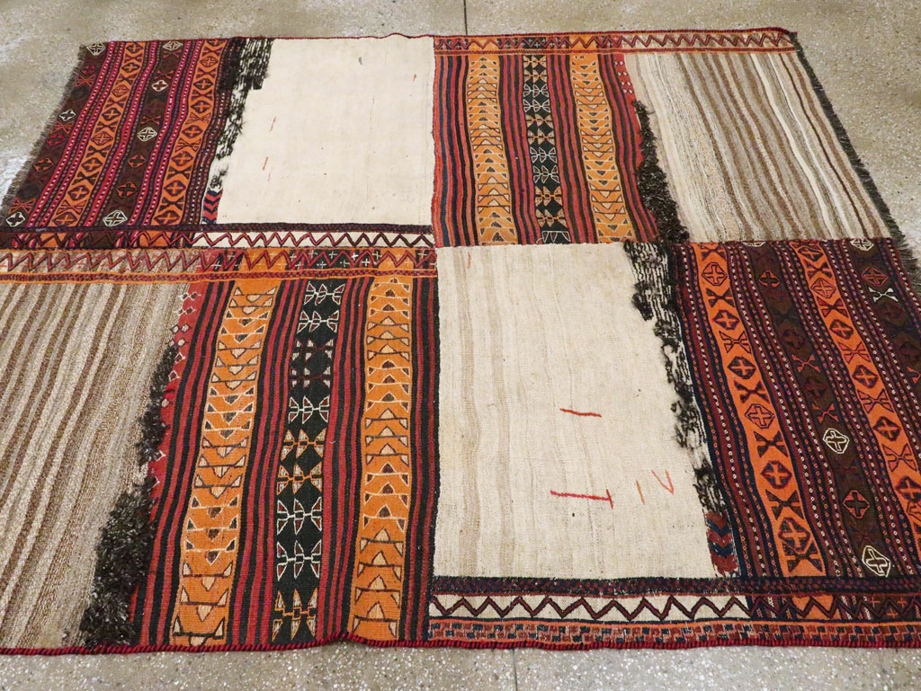 Vintage Persian Flatweave, No.25628 - Staging