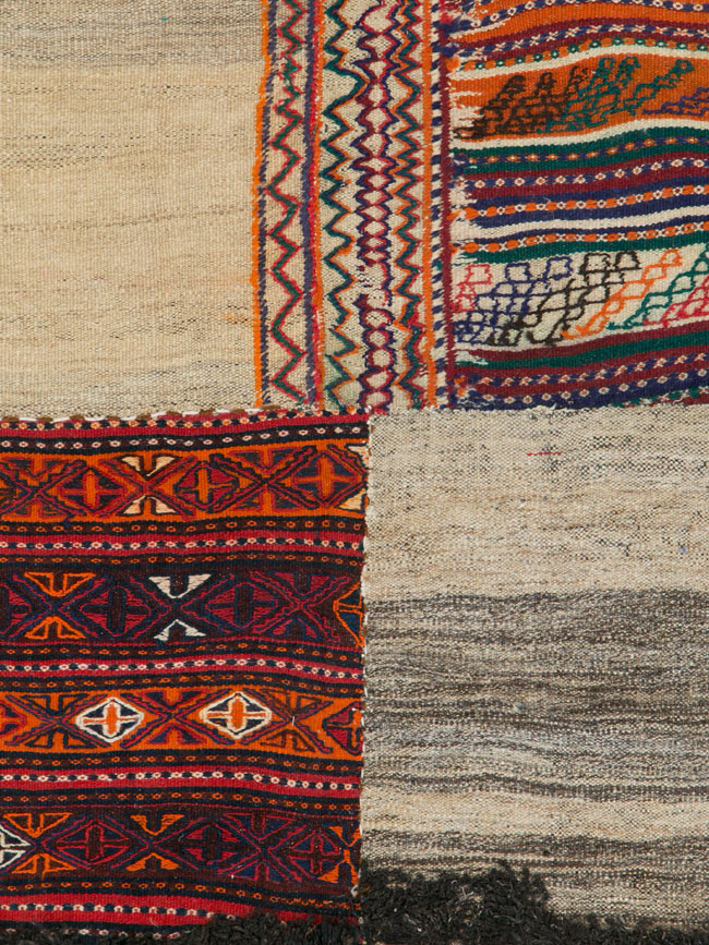 Vintage Persian Flatweave, No.25648 - Staging