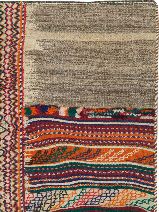Vintage Persian Flatweave, No.25648 - Staging