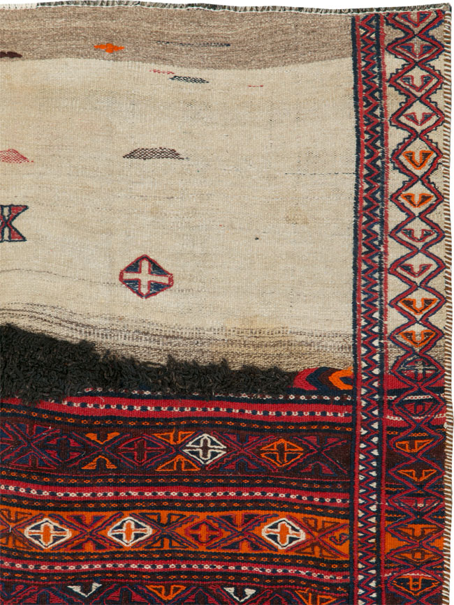 Vintage Persian Flatweave, No.25648 - Staging