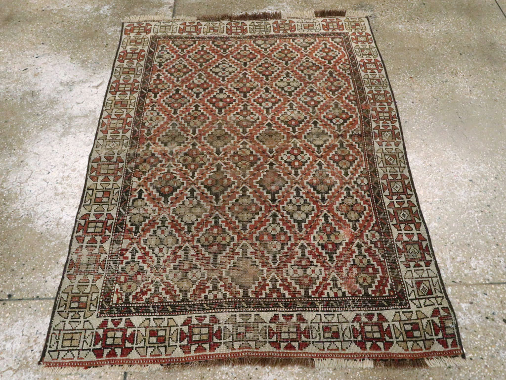 Antique Caucasian Kuba Rug, No.25655 - Staging