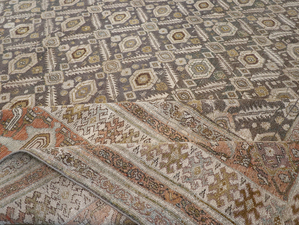 Antique Persian Bibikabad Large Square Carpet, No.25662 - Staging