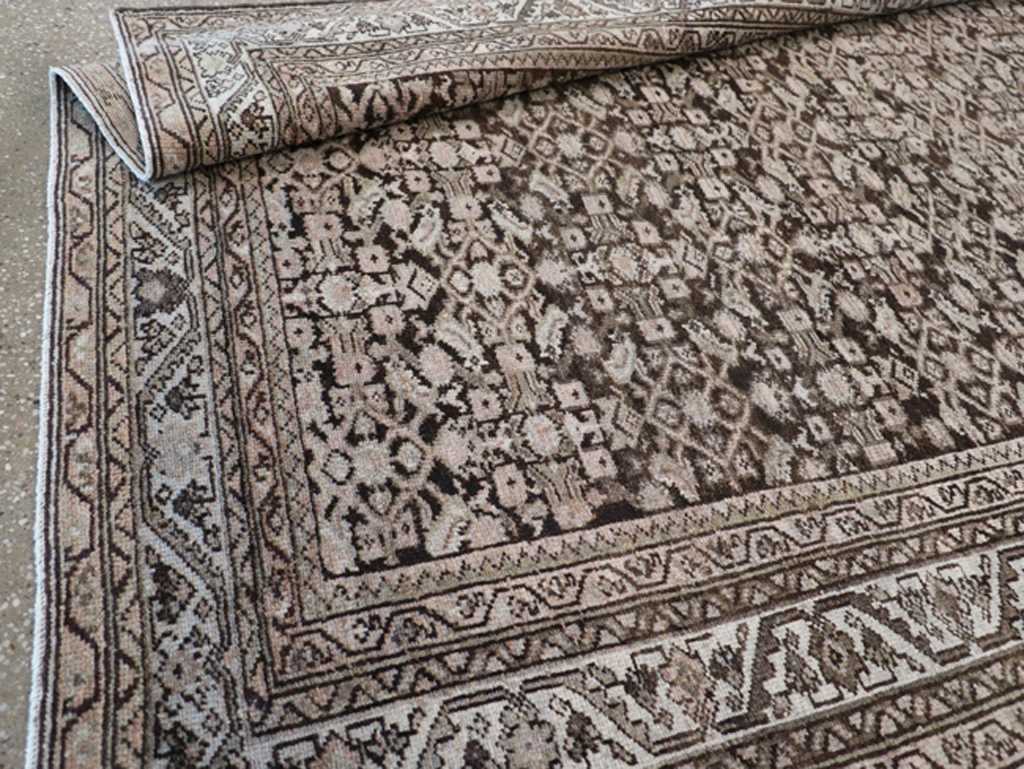 Antique Persian Malayer Carpet, No.25664 - Staging