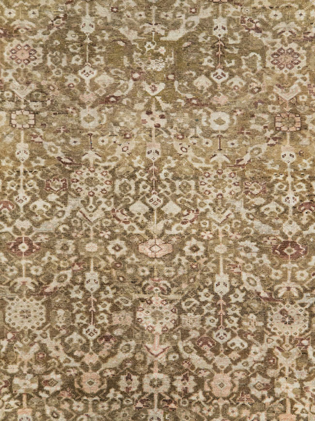 Antique Persian Malayer Gallery Carpet, No.25667 - Staging