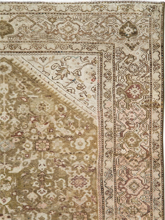 Antique Persian Malayer Gallery Carpet, No.25667 - Staging