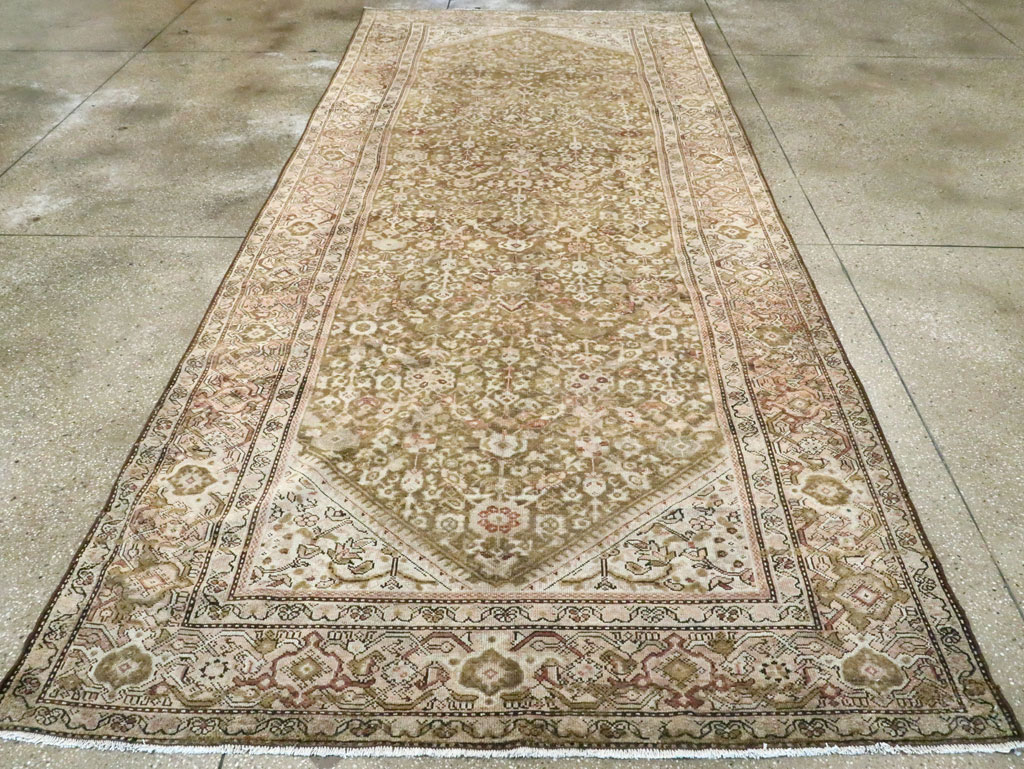 Antique Persian Malayer Gallery Carpet, No.25667 - Staging