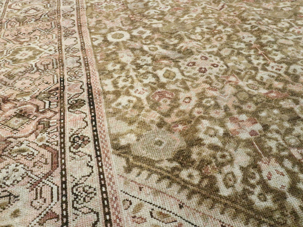 Antique Persian Malayer Gallery Carpet, No.25667 - Staging