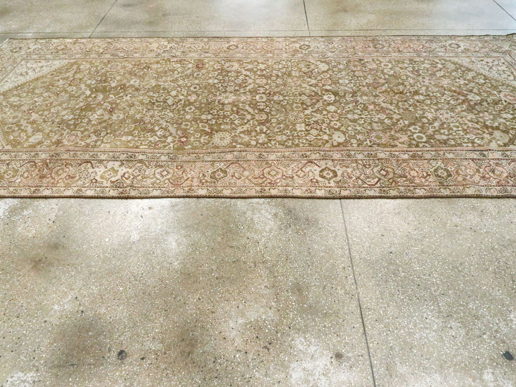 Antique Persian Malayer Gallery Carpet, No.25667 - Staging