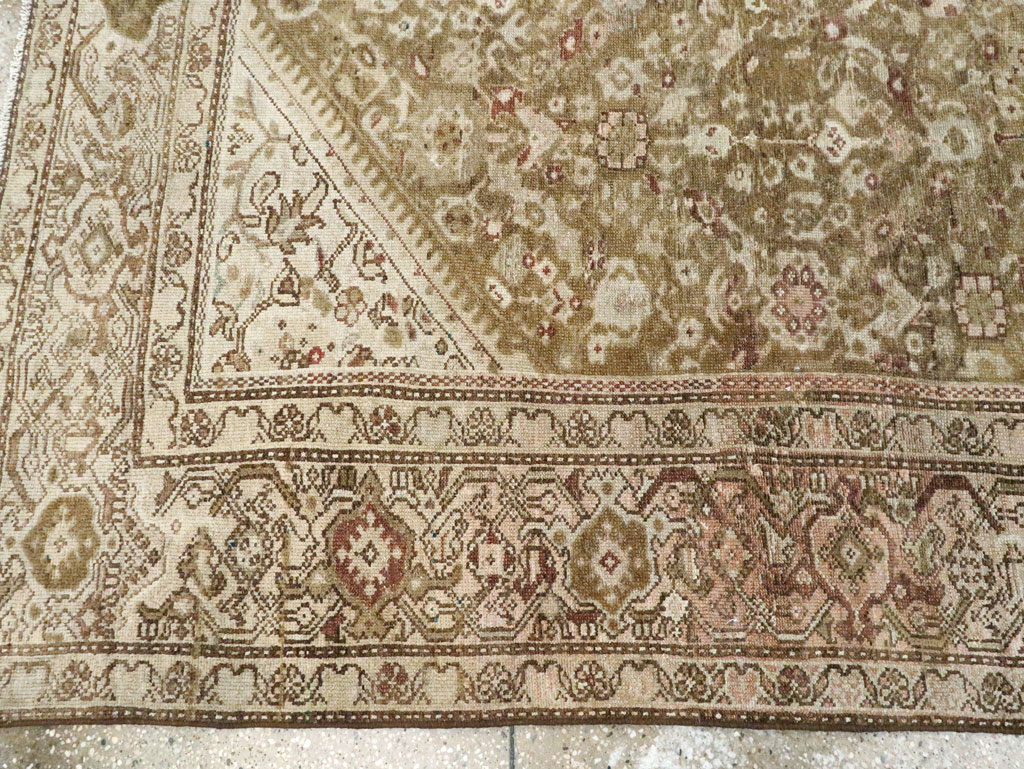 Antique Persian Malayer Gallery Carpet, No.25667 - Staging