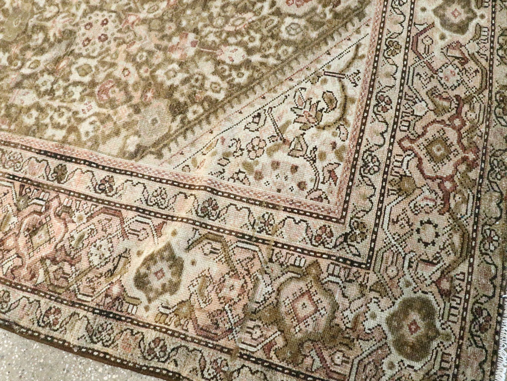 Antique Persian Malayer Gallery Carpet, No.25667 - Staging