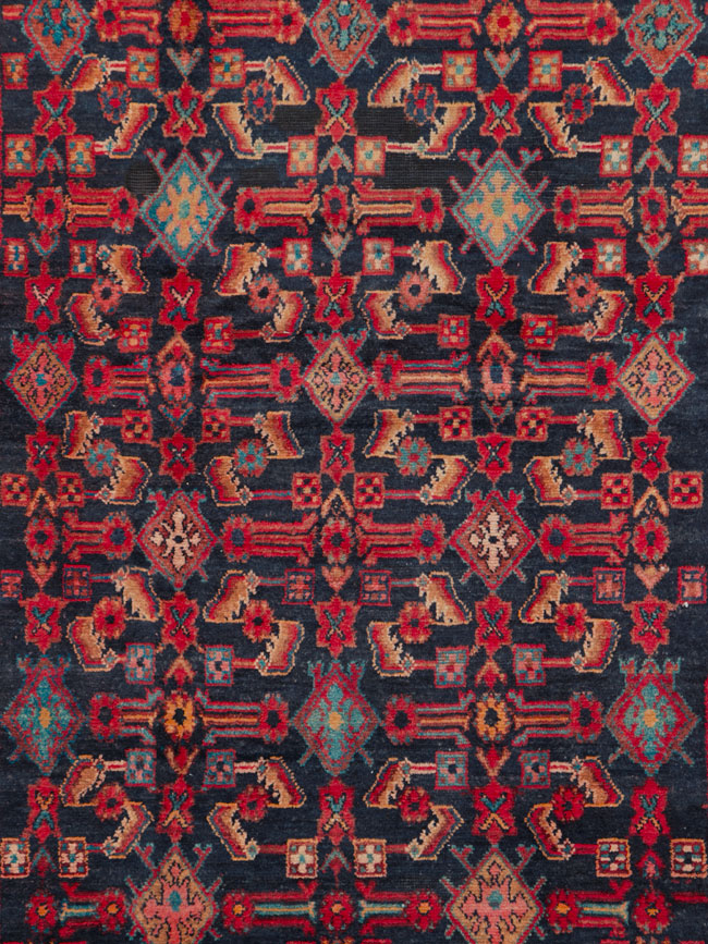 Vintage Persian Malayer Gallery Rug, No.25683 - Staging