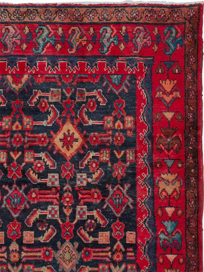 Vintage Persian Malayer Gallery Rug, No.25683 - Staging