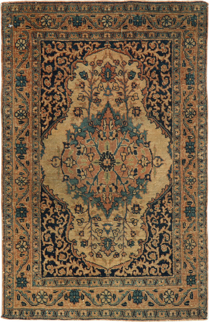 Antique Persian Tabriz Hagi Jalili Rug, No.25684 - Staging