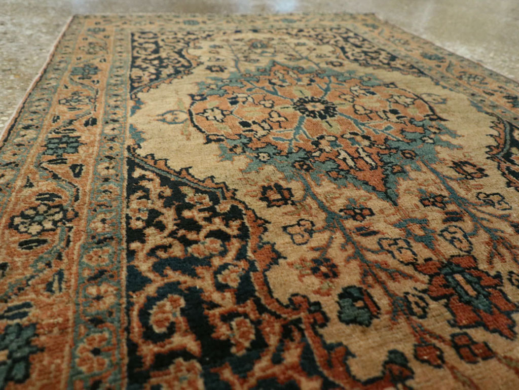 Antique Persian Tabriz Hagi Jalili Rug, No.25684 - Staging