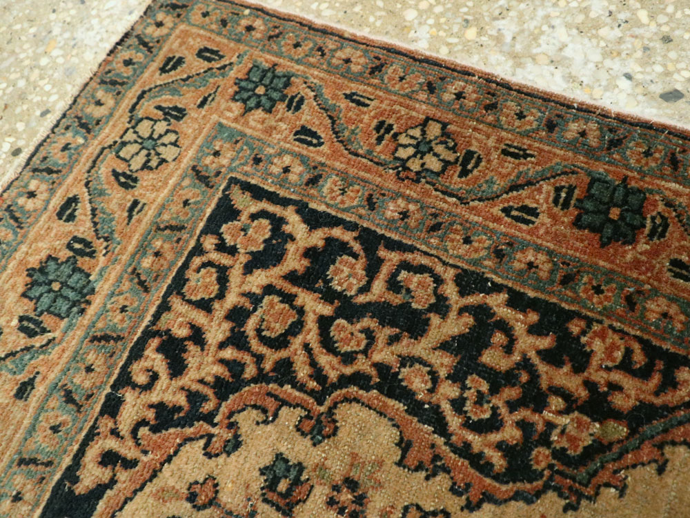 Antique Tabriz Hagi Jalili Rug, No.25684 - Staging