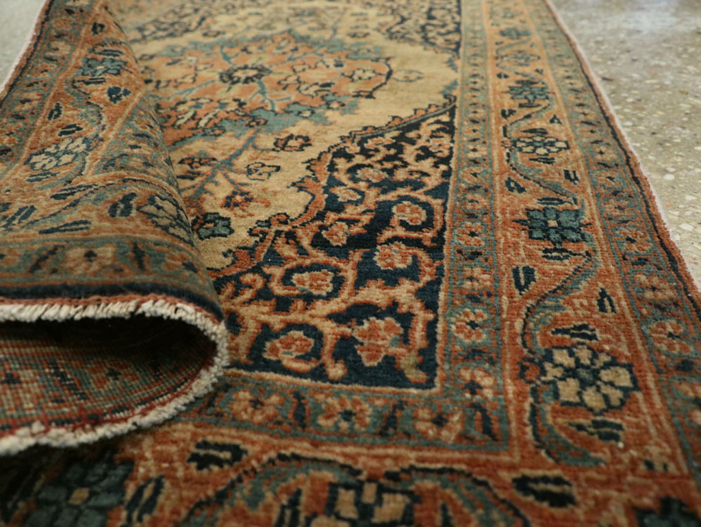 Antique Persian Tabriz Hagi Jalili Rug, No.25684 - Staging