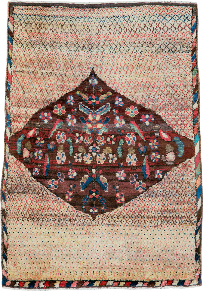 Vintage Persian Malayer Rug, No.25702 - Staging