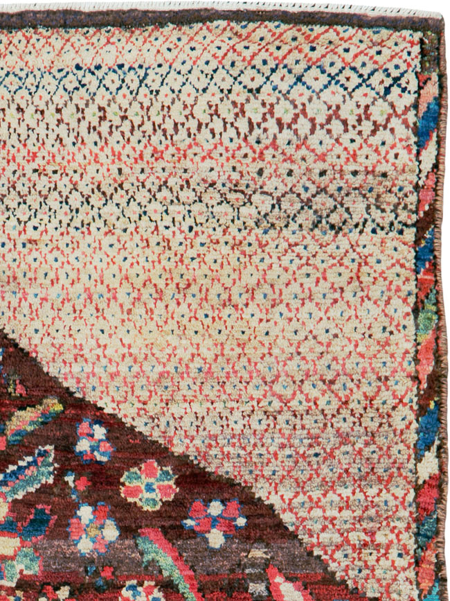 Vintage Persian Malayer Rug, No.25702 - Staging