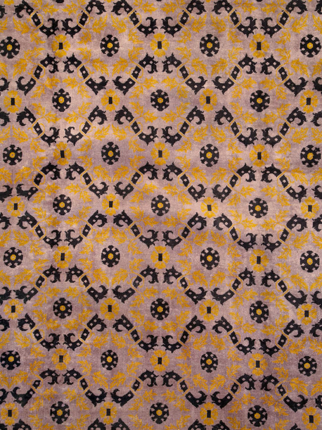 Vintage Chinese Art Deco Carpet, No.25716 - Staging