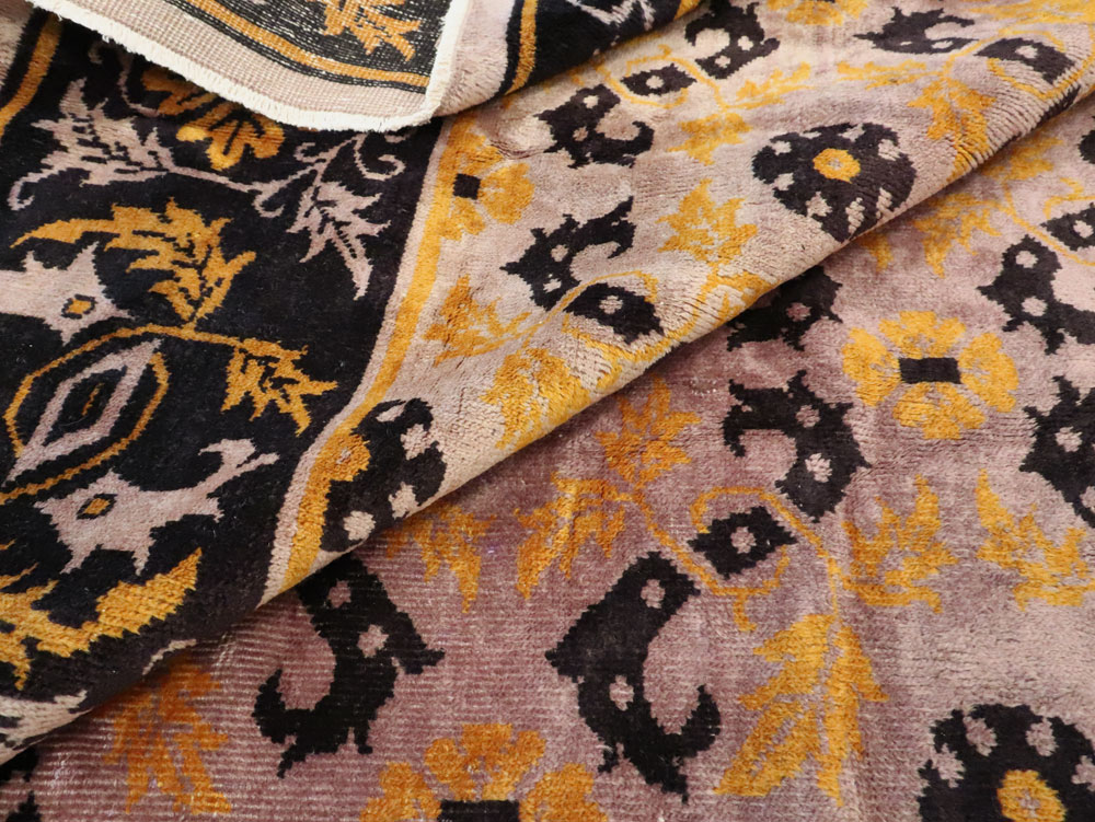 Vintage Chinese Art Deco Carpet, No.25716 - Staging