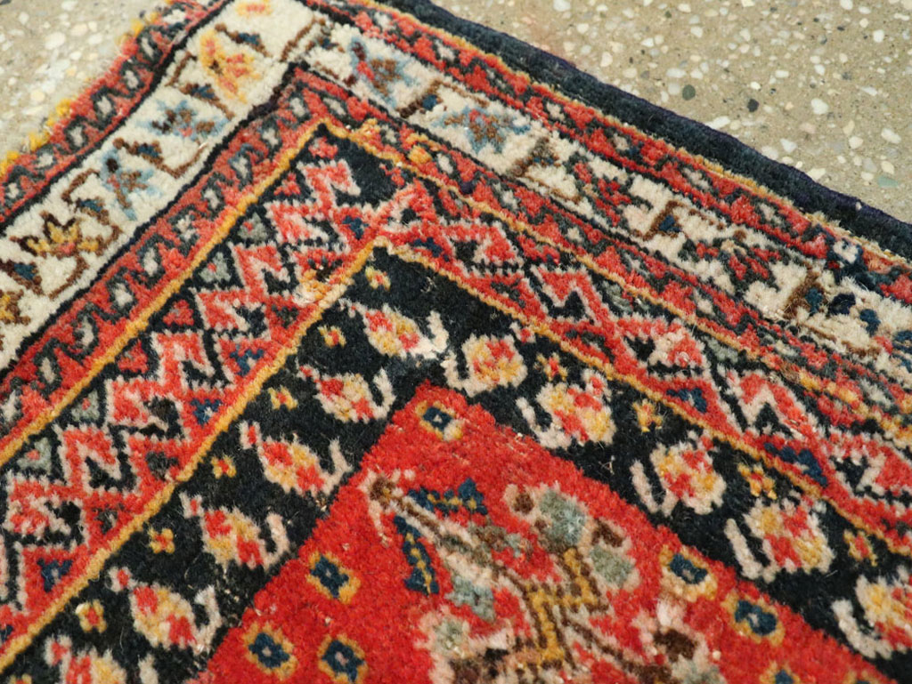 Vintage Persian Qashqai Rug, No.25722 - Staging