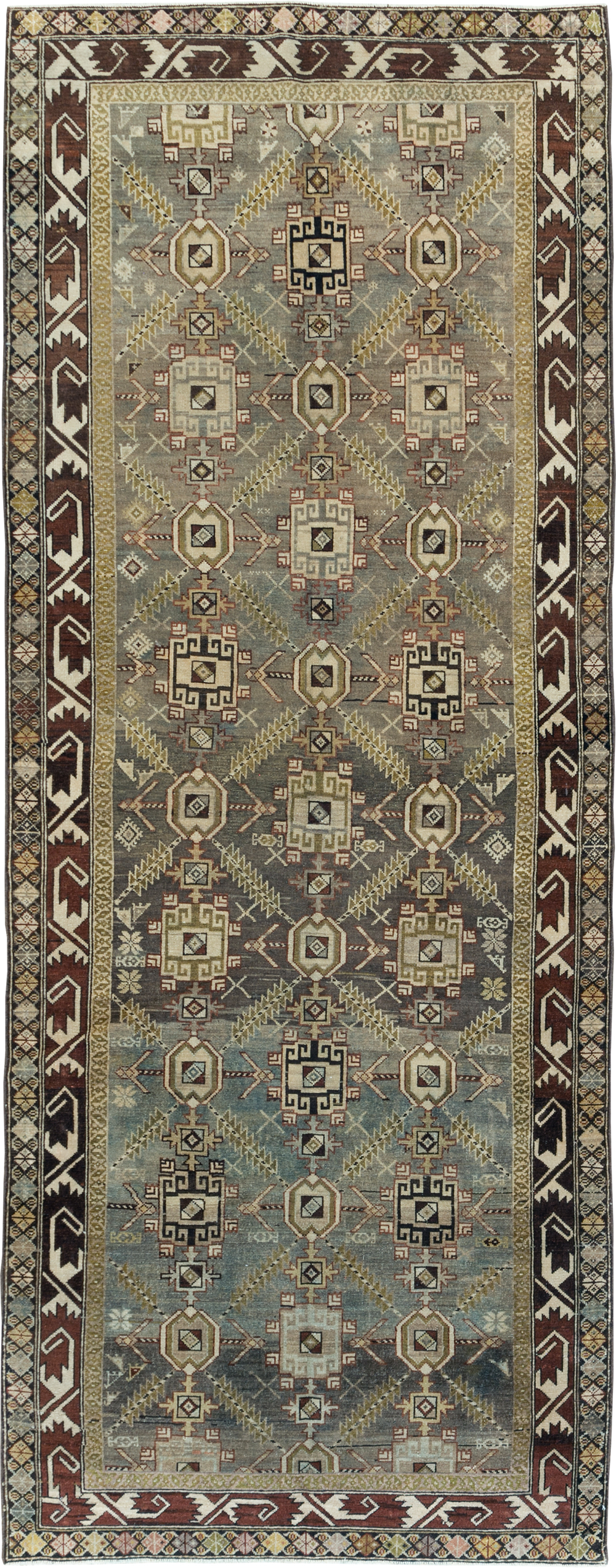 Vintage Persian Malayer Rug, No.25723 - Staging