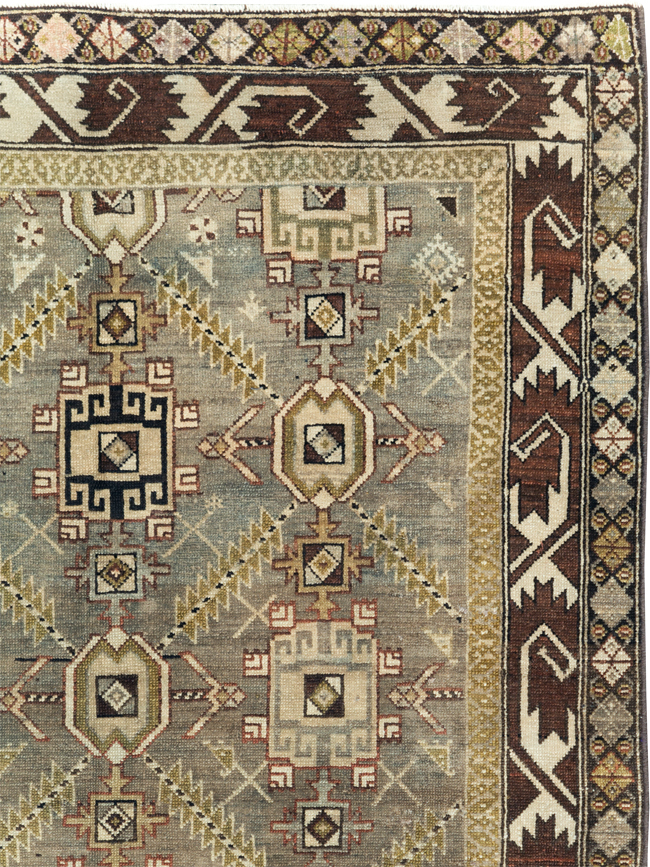 Vintage Persian Malayer Rug, No.25723 - Staging