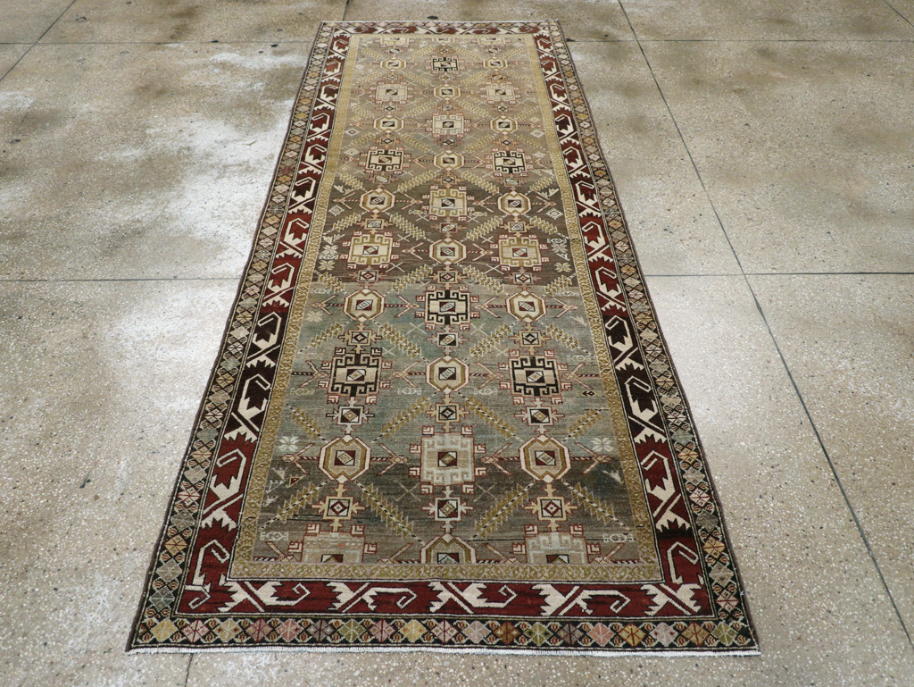 Vintage Persian Malayer Rug, No.25723 - Staging