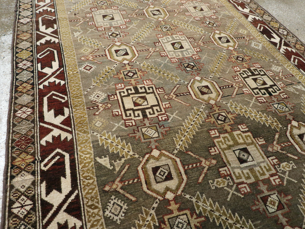 Vintage Persian Malayer Rug, No.25723 - Staging