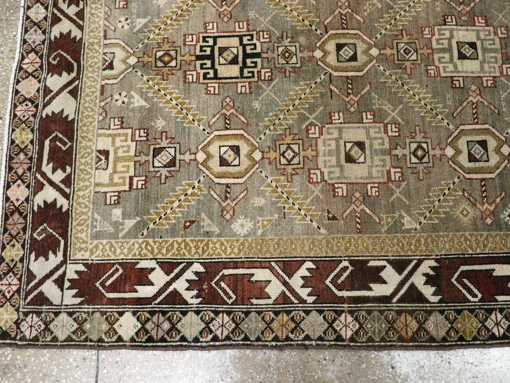 Vintage Persian Malayer Rug, No.25723 - Staging