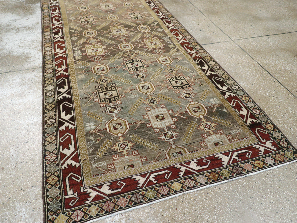 Vintage Persian Malayer Rug, No.25723 - Staging