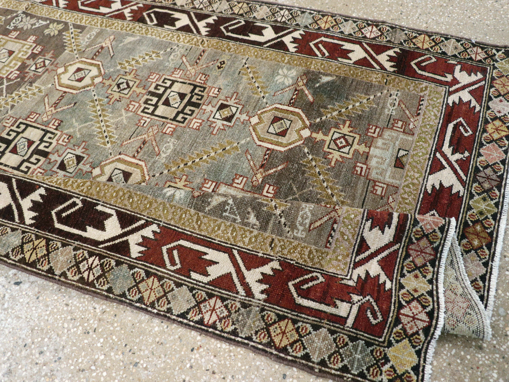 Vintage Persian Malayer Rug, No.25723 - Staging