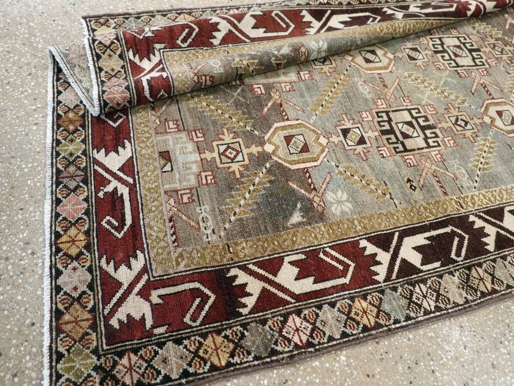 Vintage Persian Malayer Rug, No.25723 - Staging