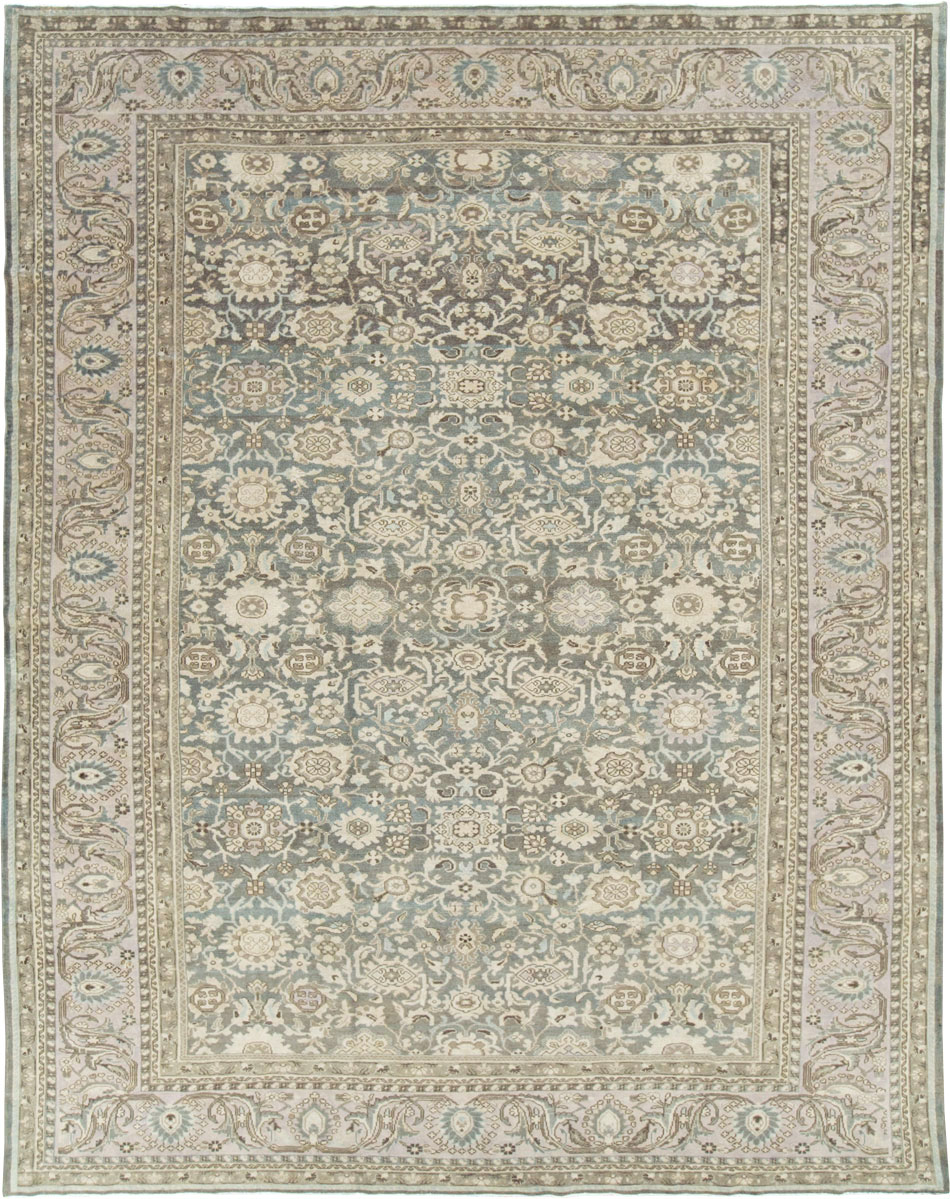 Vintage Persian Malayer Room Size Carpet, No.25731 - Staging