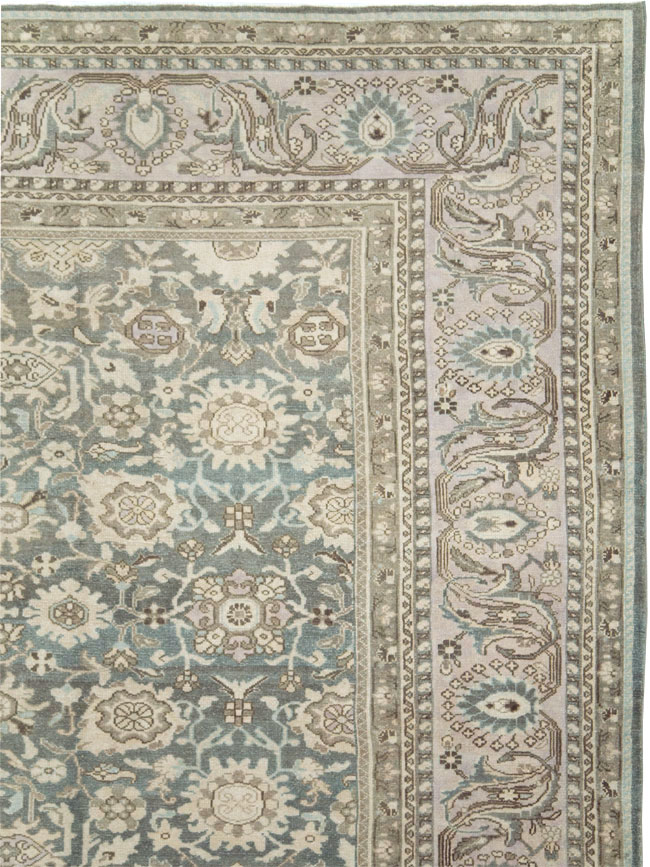 Vintage Persian Malayer Room Size Carpet, No.25731 - Staging
