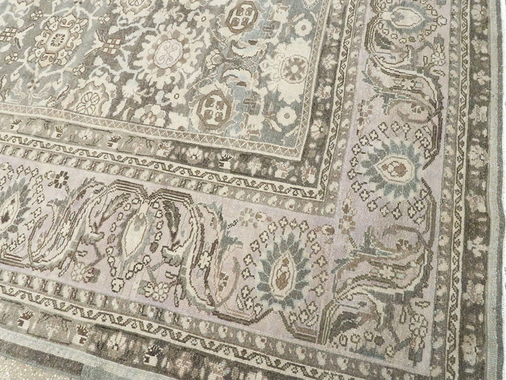 Vintage Persian Malayer Room Size Carpet, No.25731 - Staging