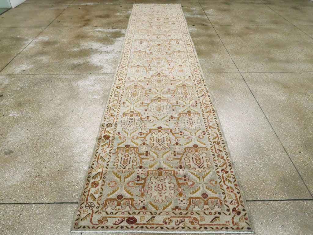 Vintage Persian Malayer Runner (Pair: 1 of 2), No.25734 - Staging