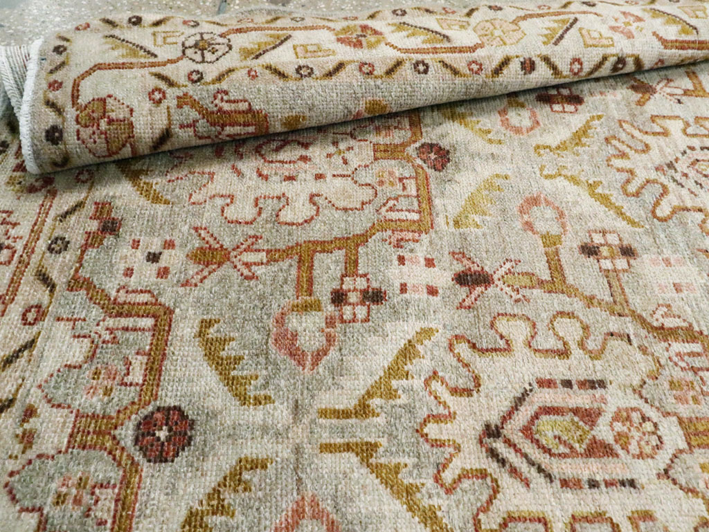 Vintage Persian Malayer Runner (Pair: 1 of 2), No.25734 - Staging